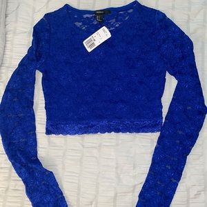 Brand new lace crop top
